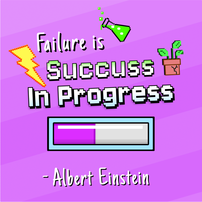 Einstein Quote Instagram Graphic